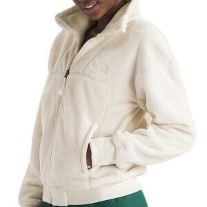 The North Face Osito Lux Zip Jacket Fleece White Dune Ivory Relaxed Women's 2XL